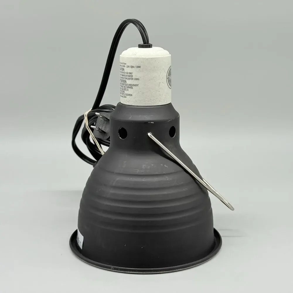 Reptile Light Fixture 5.5'' Standard Dome + Working Ceramic Heat Bulb Tested
